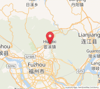 Map of Huanxi, Fujian