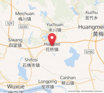 Map of Huaqiao, Hubei