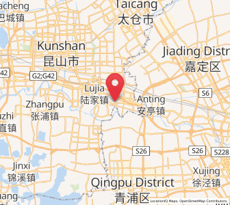 Map of Huaqiao, Jiangsu