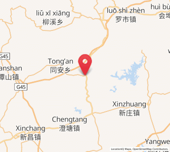 Map of Huaqiao, Jiangxi