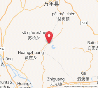Map of Huaqiao, Jiangxi