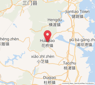 Map of Huaqiao, Zhejiang