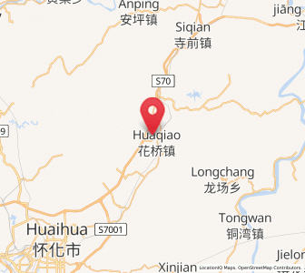 Map of Huaqiao, Hunan