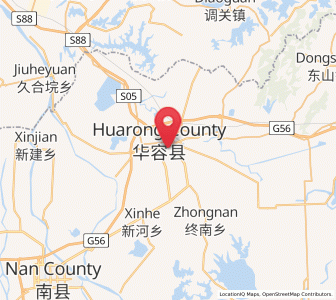Map of Huarong Chengguanzhen, Hunan