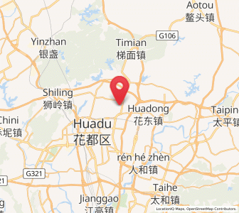 Map of Huashan, Guangdong