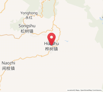 Map of Huashu, Jilin