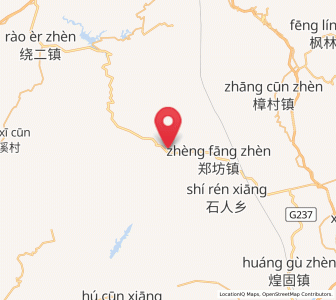 Map of Huatanshan, Jiangxi
