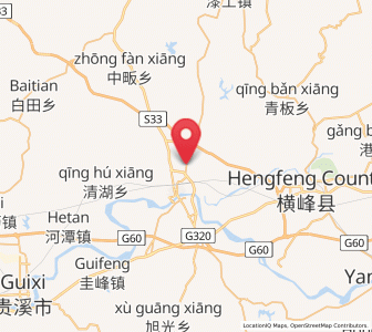 Map of Huating, Jiangxi