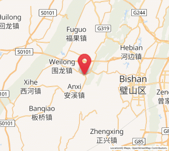 Map of Huaxing, Chongqing