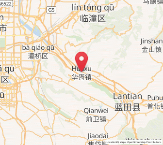 Map of Huaxu, Shaanxi