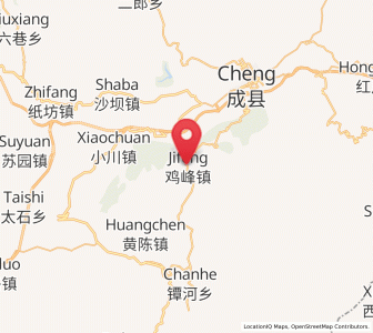 Map of Huaya, Gansu