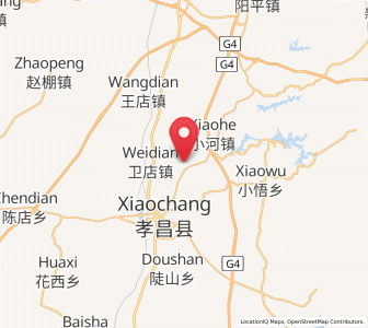 Map of Huayuan, Hubei