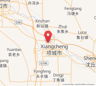 Map of Huayuan, Henan