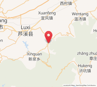 Map of Huayun, Jiangxi