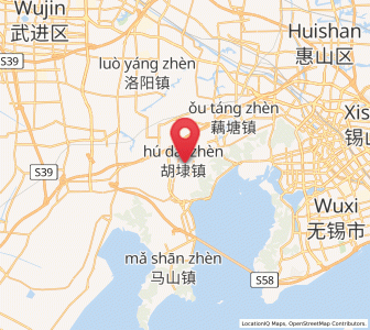 Map of Hudai, Jiangsu