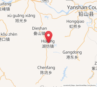 Map of Hufang, Jiangxi