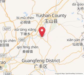 Map of Hufeng, Jiangxi