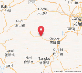 Map of Hugang, Fujian