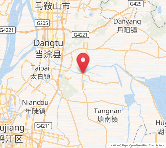 Map of Huhe, Anhui