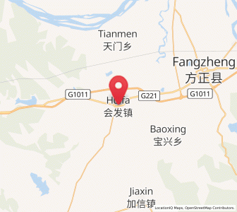Map of Huifa, Heilongjiang