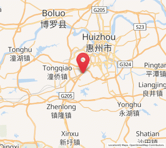Map of Huihuan, Guangdong