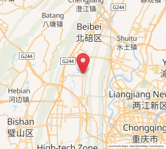 Map of Huilongba, Chongqing