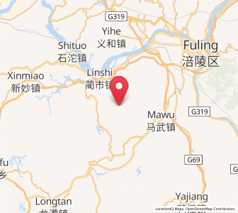 Map of Huimin, Chongqing