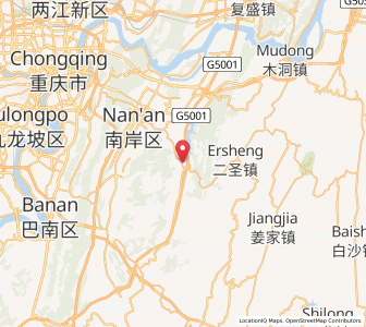 Map of Huimin, Chongqing