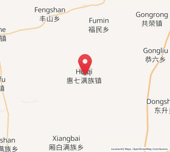 Map of Huiqi, Heilongjiang