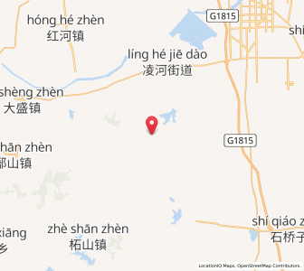 Map of Huiqu, Shandong