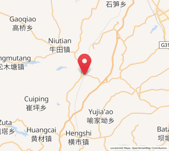 Map of Huishangang, Hunan