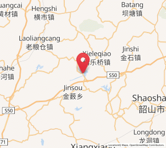 Map of Huitang, Hunan