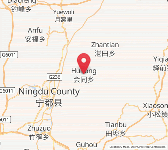 Map of Huitong, Jiangxi