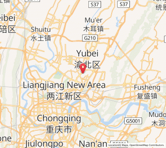 Map of Huixing, Chongqing