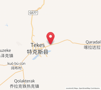 Map of Hujirti, Xinjiang