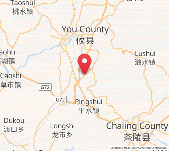 Map of Huju, Hunan