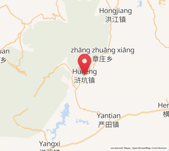 Map of Hukeng, Jiangxi