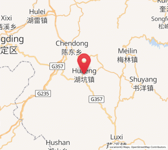 Map of Hukeng, Fujian