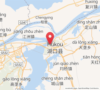 Map of Hukou, Jiangxi