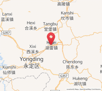 Map of Hulei, Fujian
