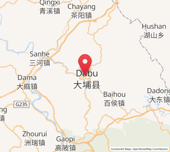 Map of Huliao, Guangdong