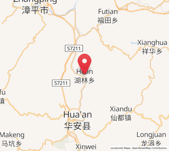 Map of Hulin, Fujian