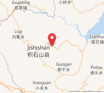 Map of Hulinjia, Gansu