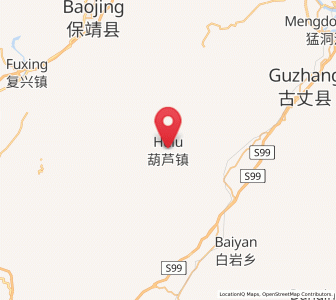 Map of Hulu, Hunan