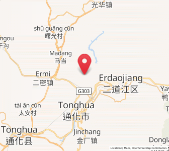 Map of Hulutao, Jilin