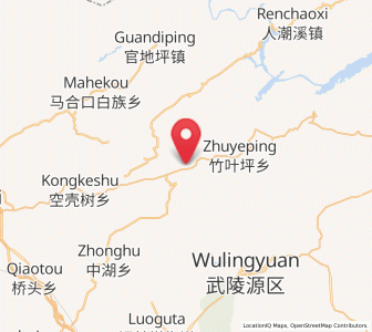 Map of Huochiyu, Hunan