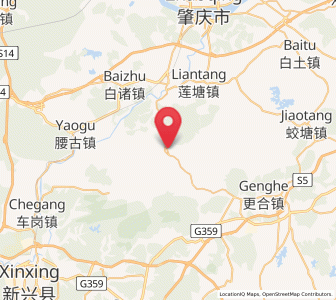 Map of Huodao, Guangdong