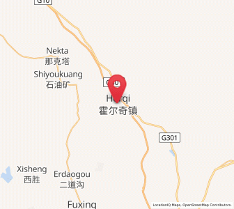 Map of Huo’erqi, Inner Mongolia