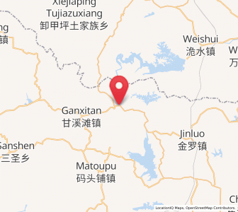 Map of Huolianpo, Hunan
