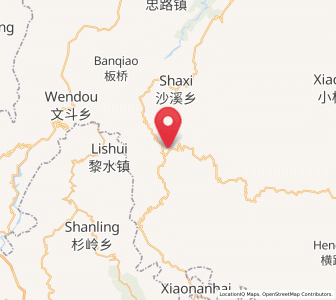 Map of Huolongping, Hubei